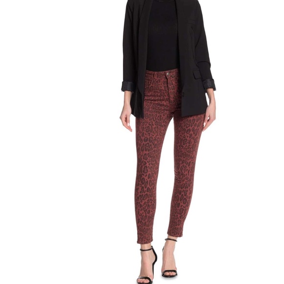 Joe’s jeans leopard print NWT size 28,29 ankle - Picture 3 of 5